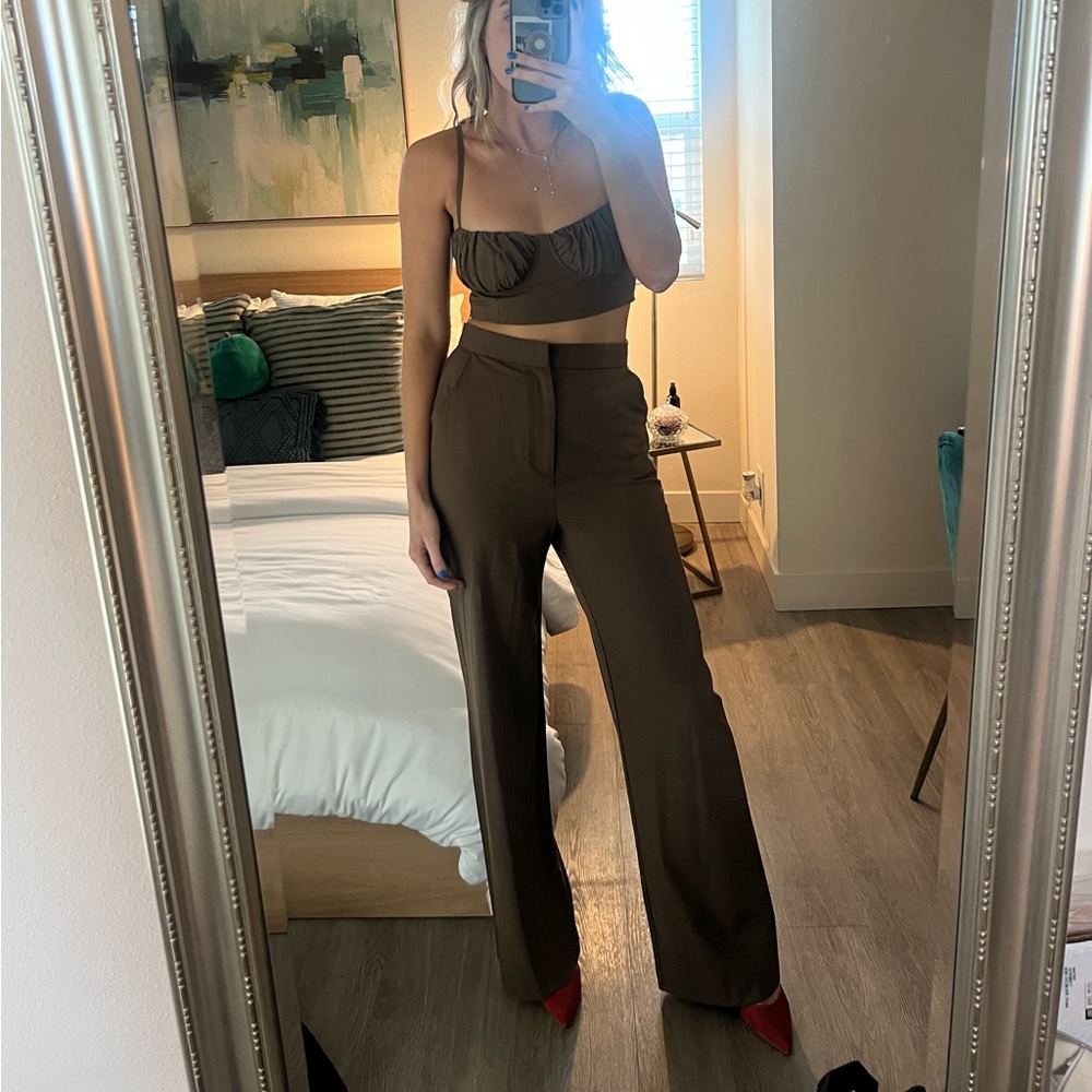COPY - Emory Park Brown Two Piece Set